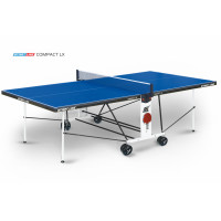 Теннисный стол Compact LX blue - усовершенствованная модель стола для использования в помещениях