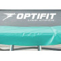 Батут Optifit Like Green 8ft с зелено-желтой крышей