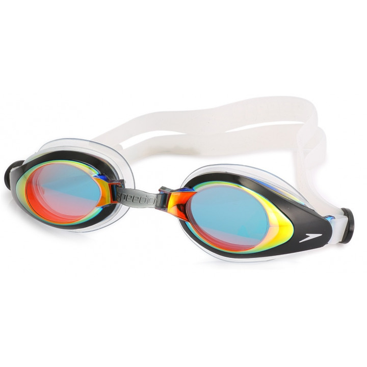 Очки для плавания SPEEDO Mariner Mirror ((3550) красн/прозр, one size)