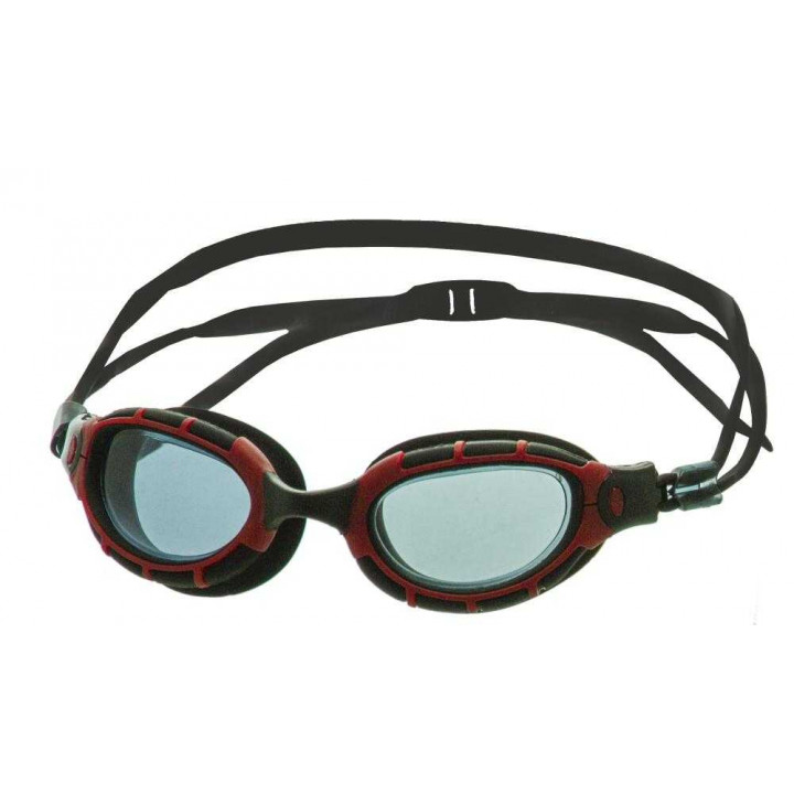Очки для плавания Atemi, силикон (чёрн/красн), N9400