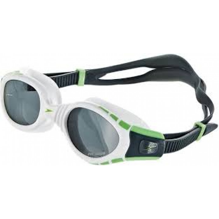 Очки для плавания SPEEDO FUTURA BIOFUSE Polirised Goggles AU WHITE/GREEN ((A214) бел/зел, one size)